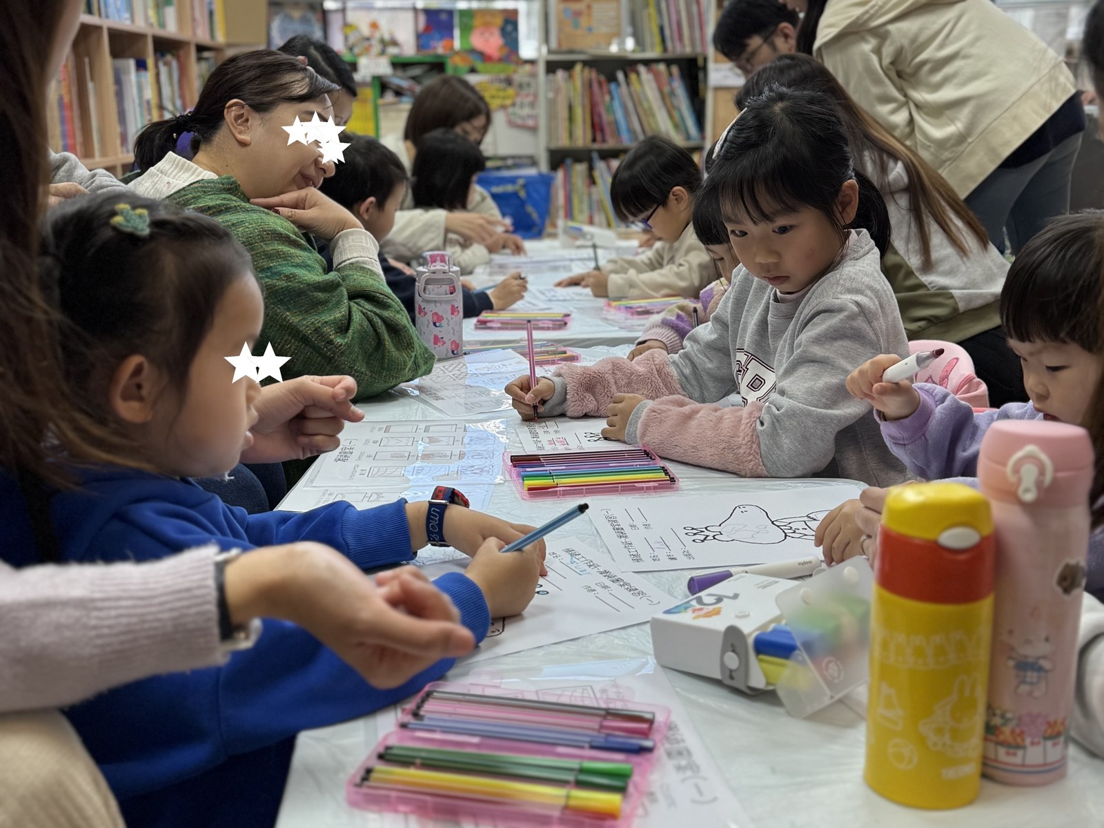 親子瑜伽課堂實況